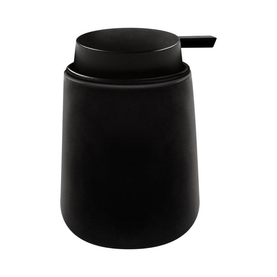 Design Seifenspender, schwarz