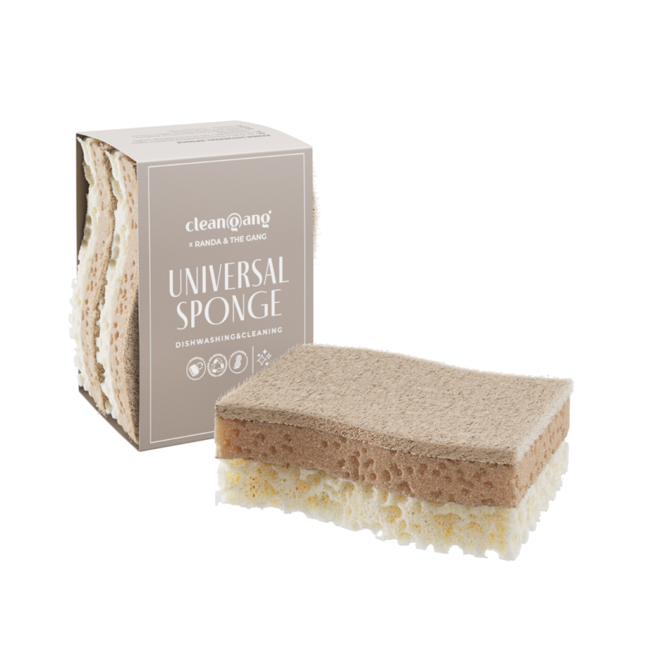 Küchenschwamm mit Sisalfaser, 2 Stück