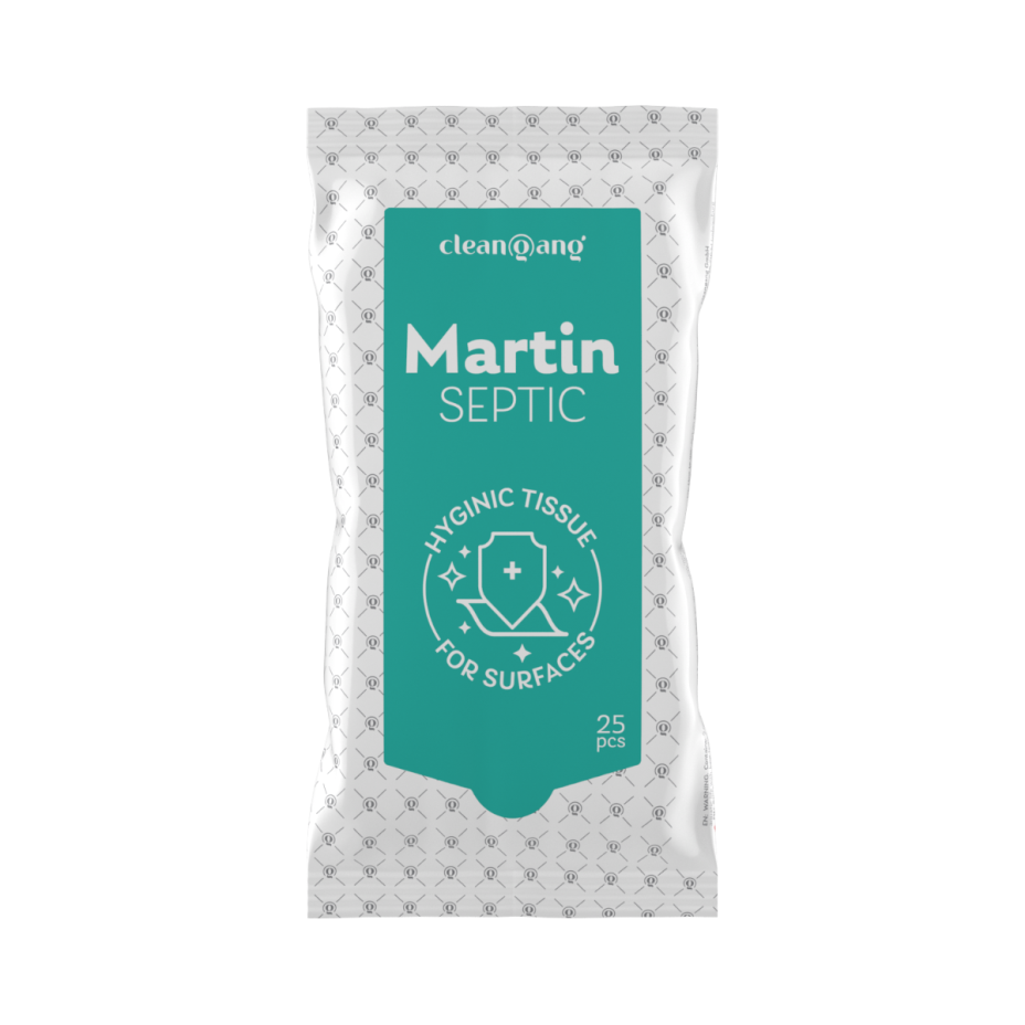 Hygiene-Feuchttücher für Flächen, 25 Stück