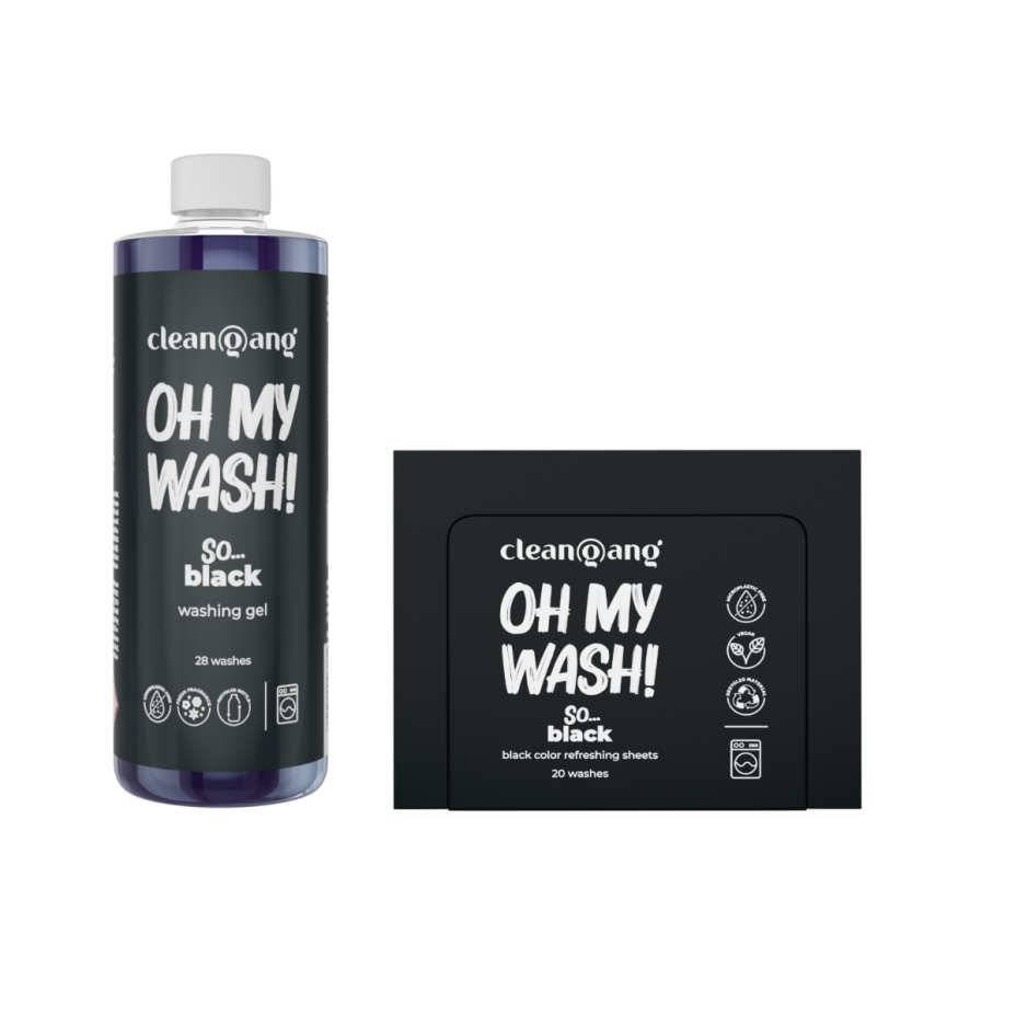Pflegeset schwarze Wäsche