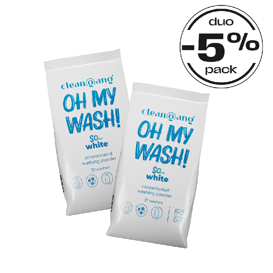 Waschpulver für weiße Wäsche – Duo Pack (2 × 28 WL)