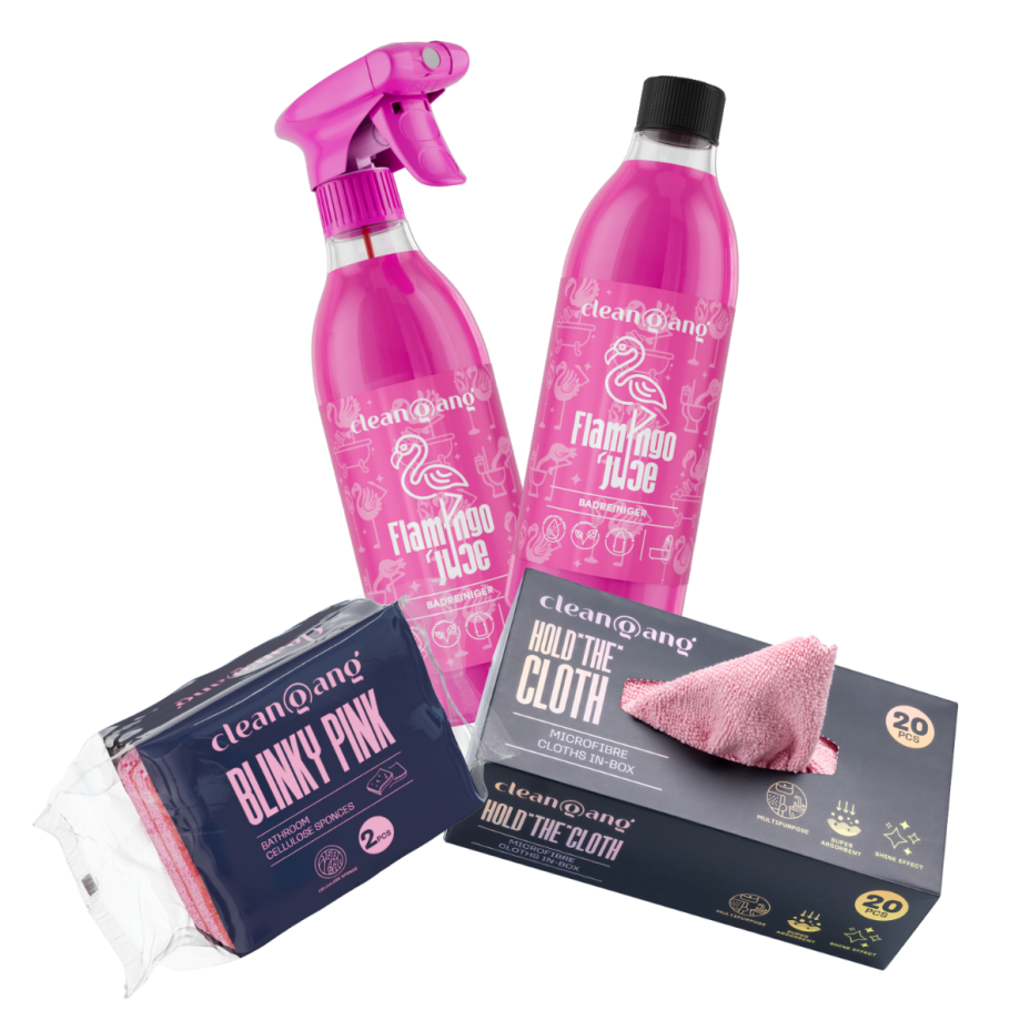 PINK Bathroom Set Flamingo