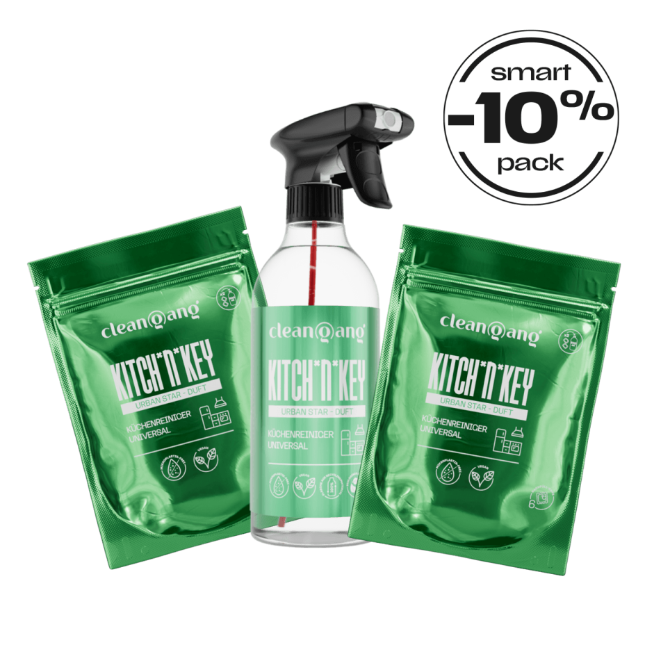 Smart Pack KITCH’n’KEY Urban Star – Küchenreiniger & Refill-Caps