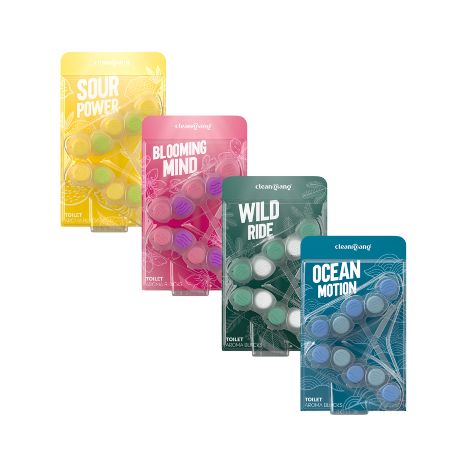 4er Mix aus unseren besten WC-Duftspülern, 4 x 50g