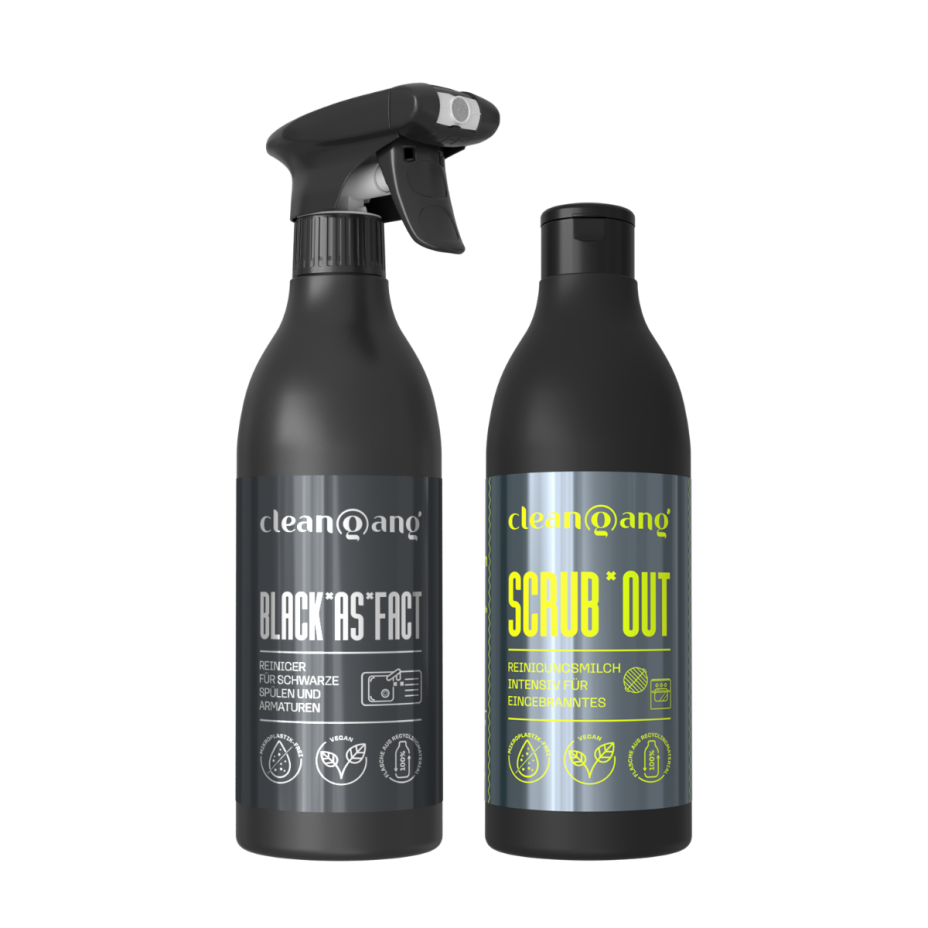 Schwarzreiniger-Set mit Reinigungsmilch