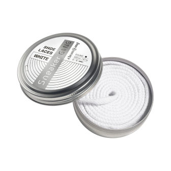 Weiße Schnürsenkel rund, 120 cm