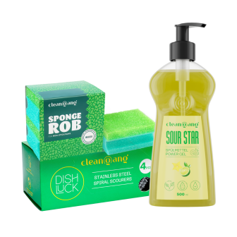 Spülset mit Limette & Sternfrucht-Spülmittel