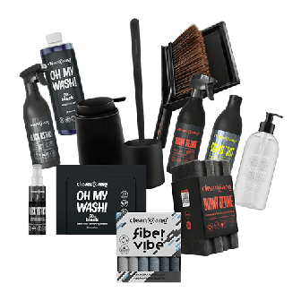 XXL Schwarzes Reinigungsset