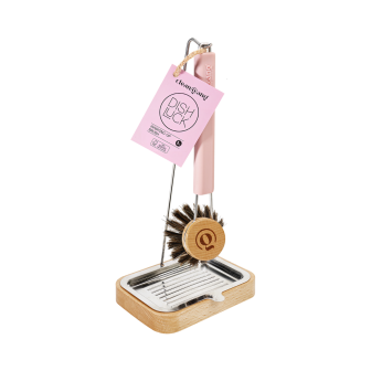 Spülbürstenhalter mit Spülbürste Dish Luck Rosa