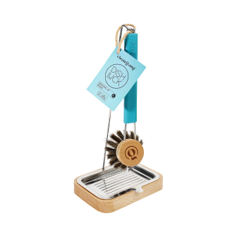 Spülbürstenhalter mit Spülbürste Dish Luck blau