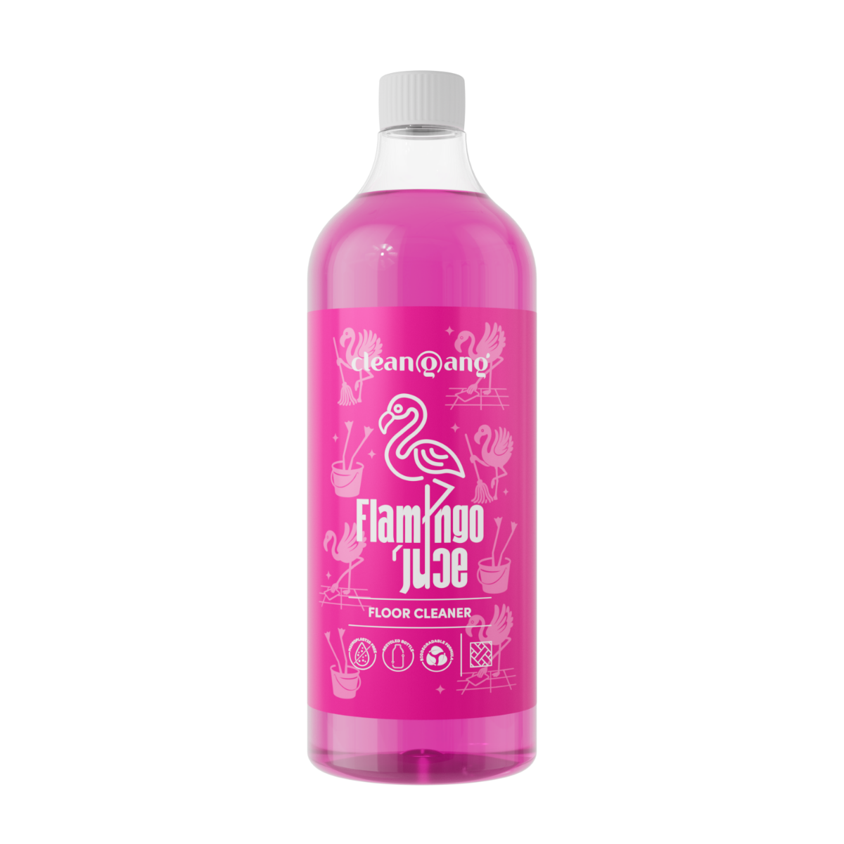 Flamingo’Juce Allzweck Bodenreiniger Flamingo, 1 L