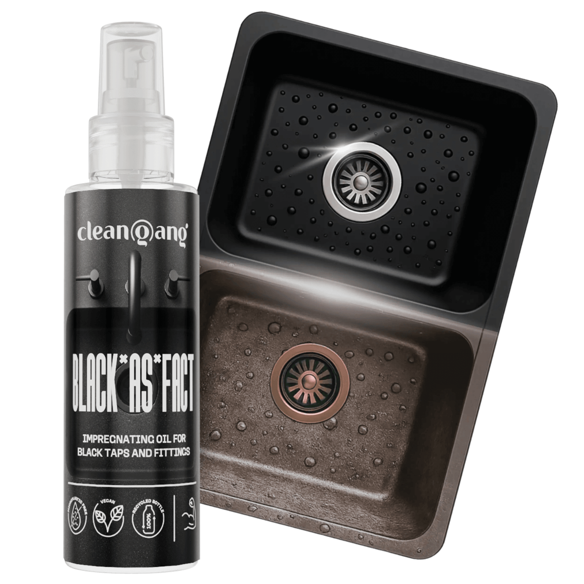 Imprägnieröl für schwarze Spülen & Armaturen, 100 ml