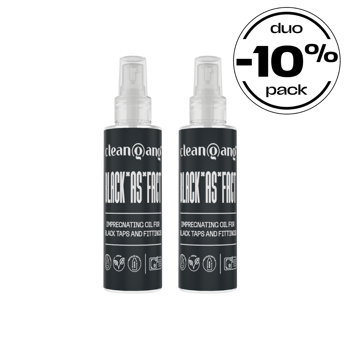Imprägnieröl für schwarze Spülen & Armaturen – Duo Pack