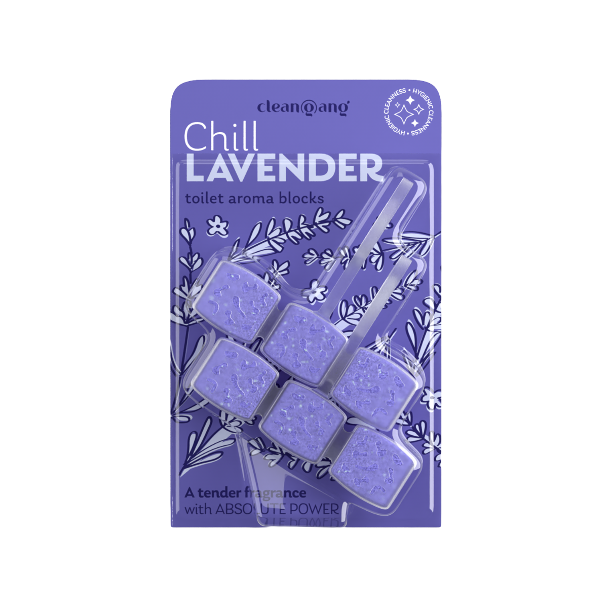 WC-Duftspüler 3-Tabs Chill Lavender, 2 Stück 