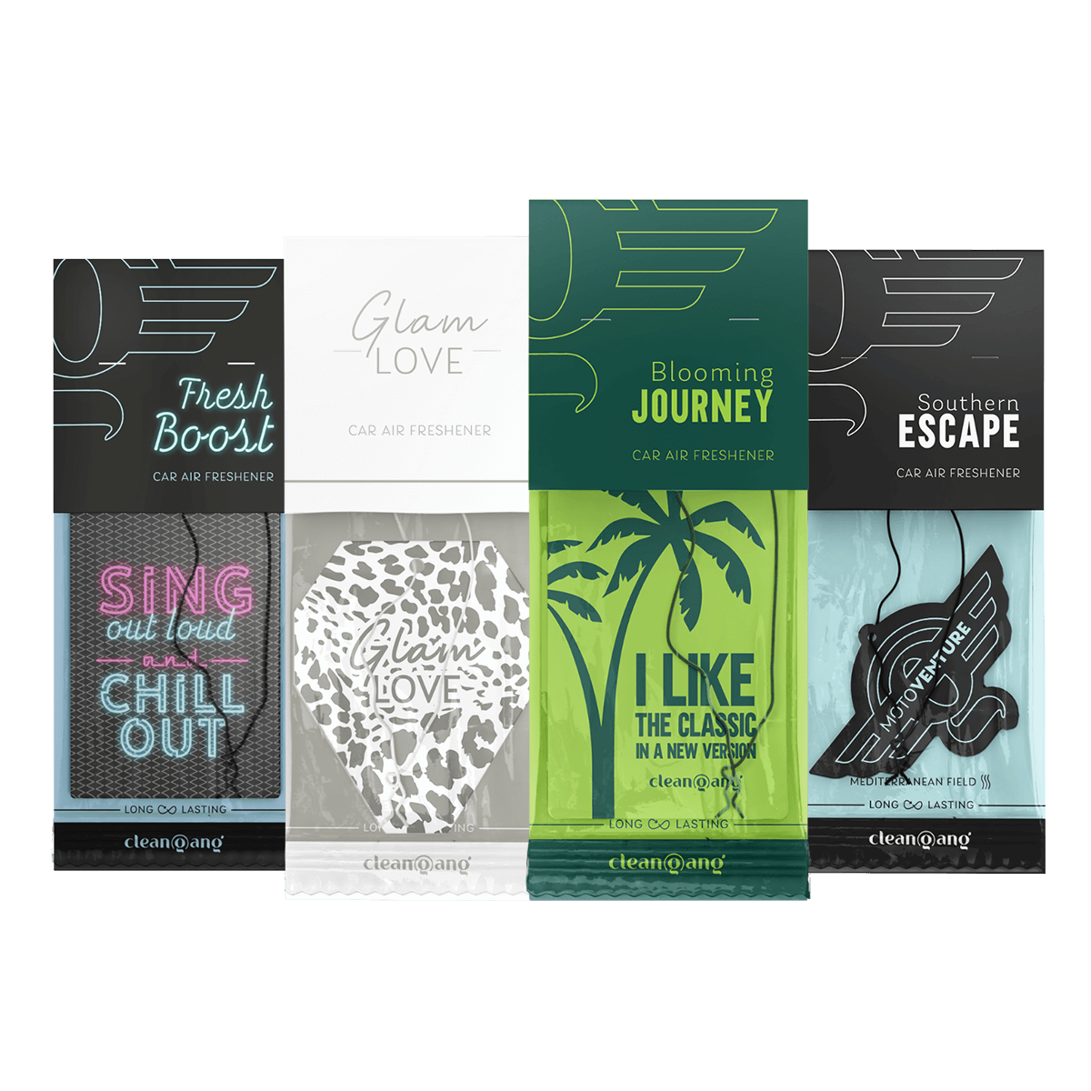 Auto-Lufterfrischer Set, 4 Stück