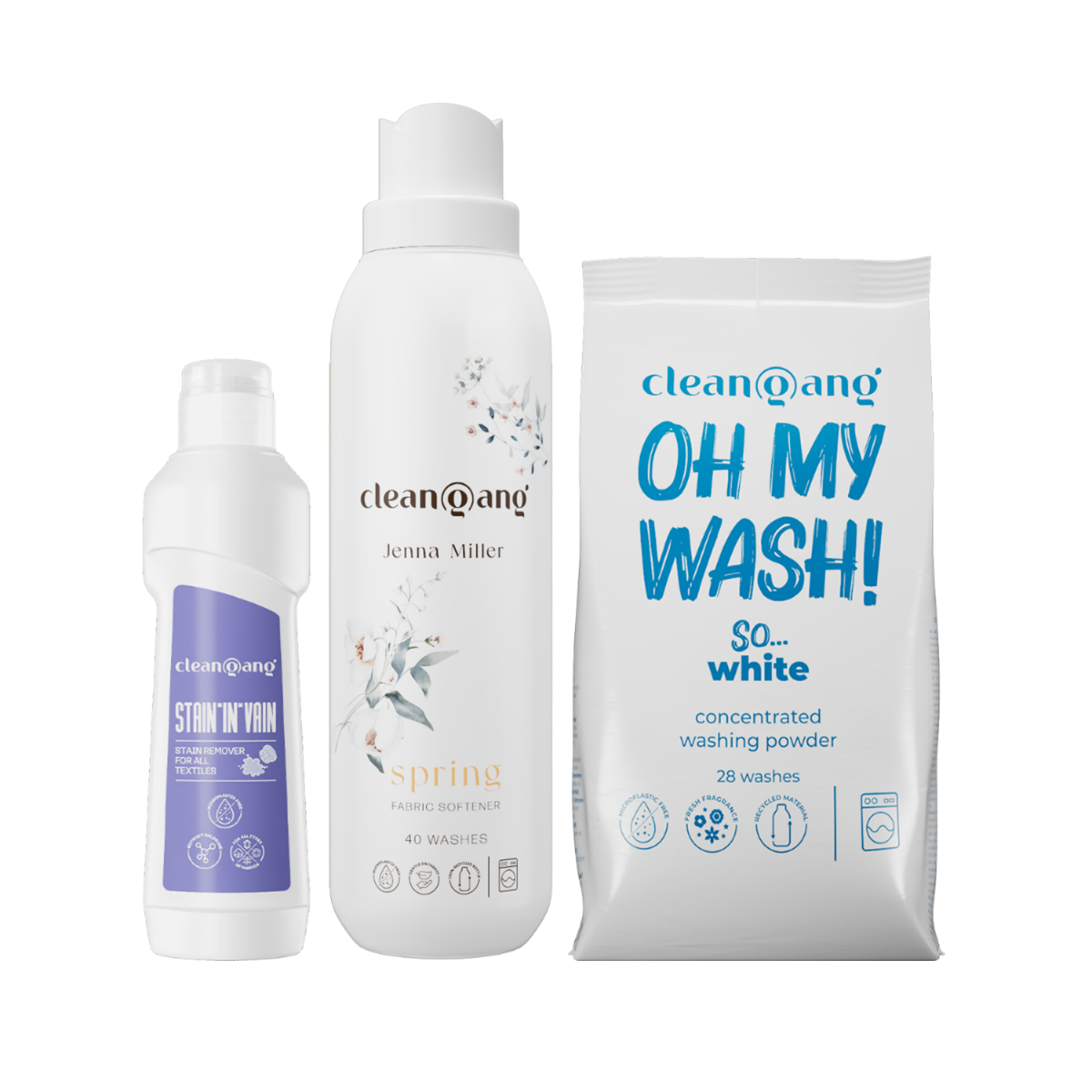 Set für weiße Wäsche mit Fleckenentferner