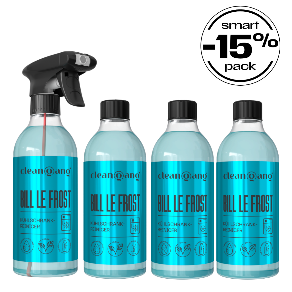 Smart Pack BILL LE FROST – Kühlschrankreiniger & Refill-Flaschen