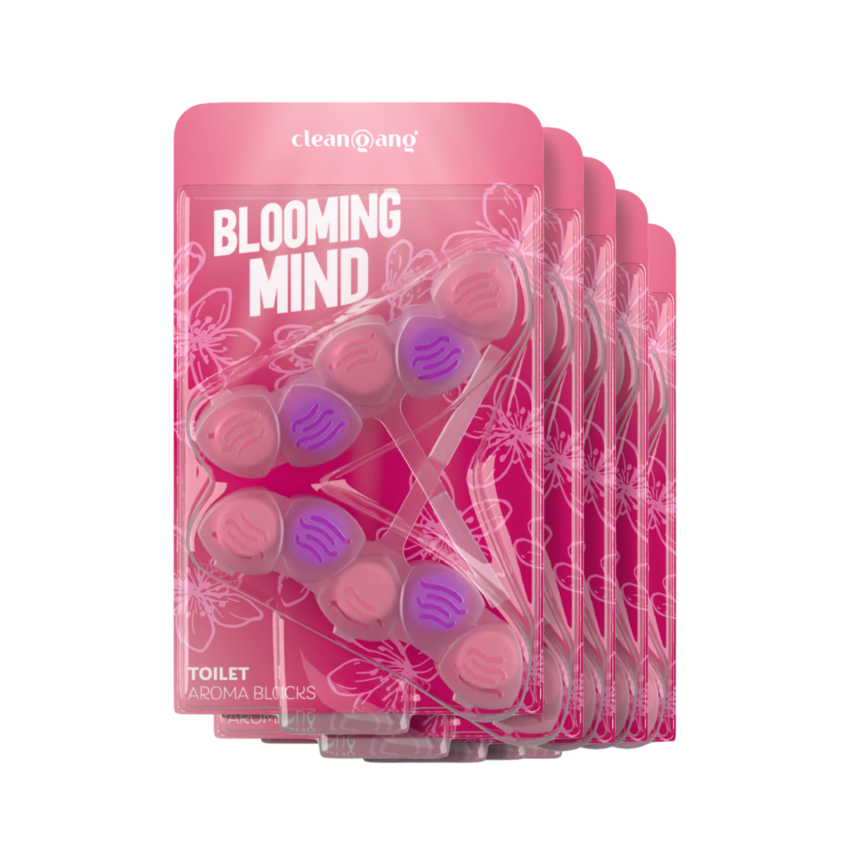 5x WC-Duftspüler Blooming Mind, 10 x 50g