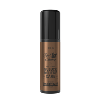 Wild- und Nubukleder Pflege dunkelbraun, 75 ml 